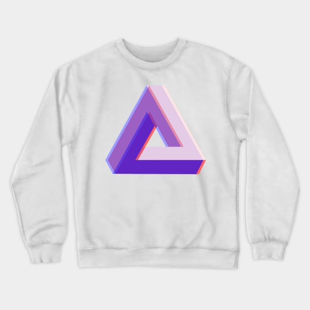 Impossible Tribar - Double Vision Crewneck Sweatshirt by TRIME